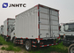 Carga clara de 5 toneladas diesel Van Truck Sinotruk Howo do combustível 4x2
