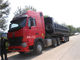 Tri caminhão hidráulico de Axle Rear Tipping Dump Trailer com o cilindro hidráulico de Hyva